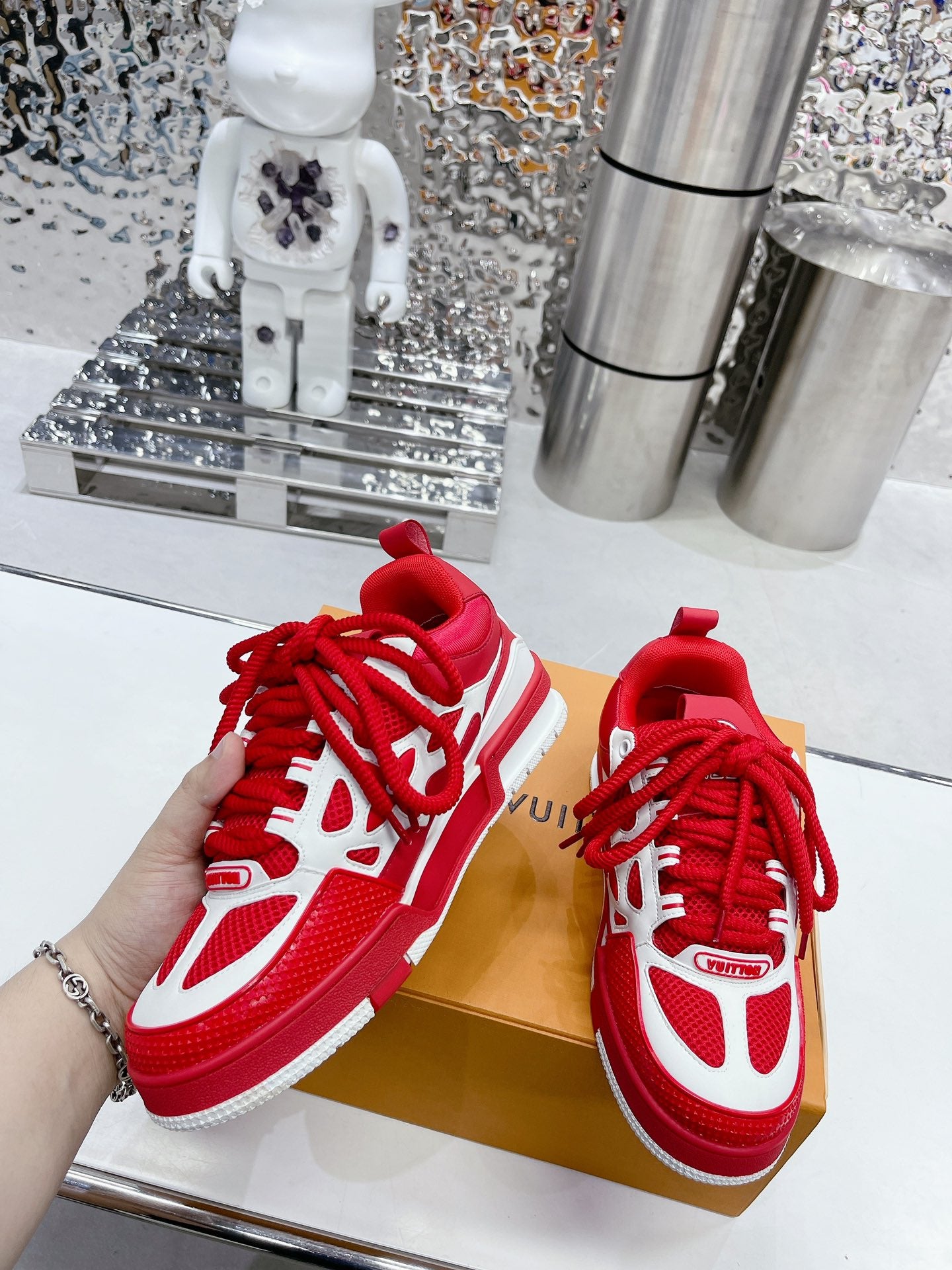 Louis Vuitton LV Trainer Sneakers for Men and Women – Premium Leather Designer Shoes