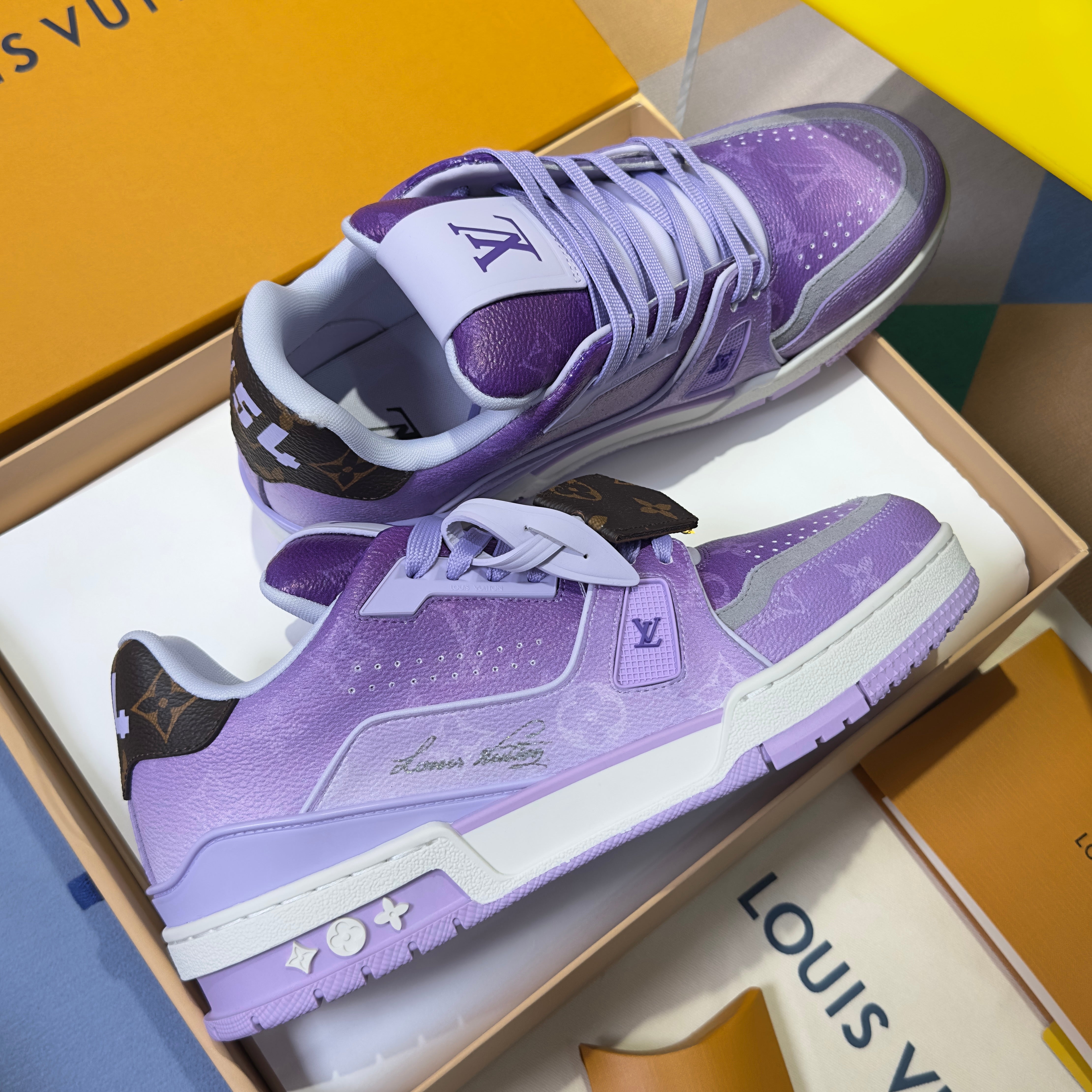Louis Vuitton LV Trainer Sneakers for Men and Women – Premium Leather Designer Shoes