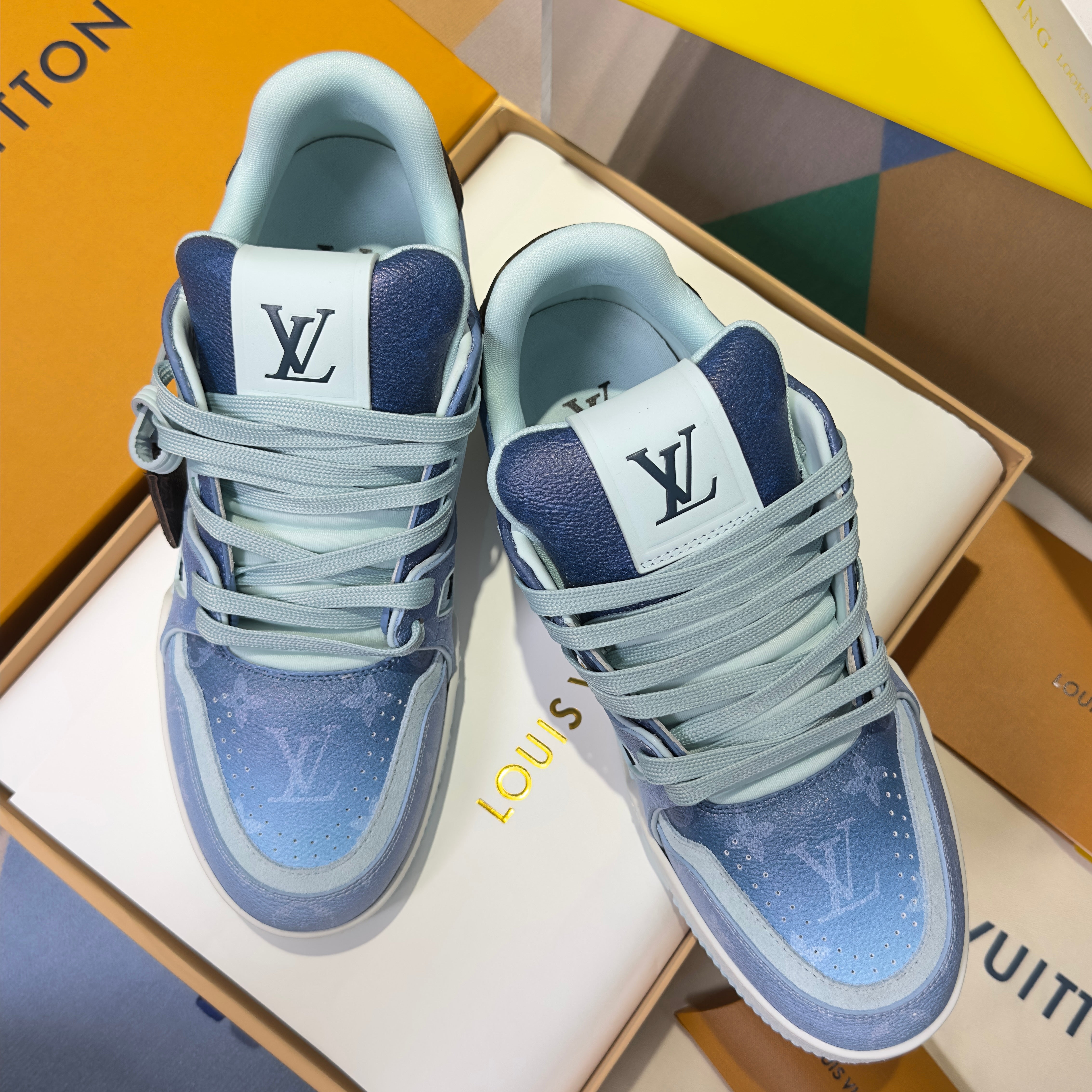 Louis Vuitton LV Trainer Sneakers for Men and Women – Premium Leather Designer Shoes