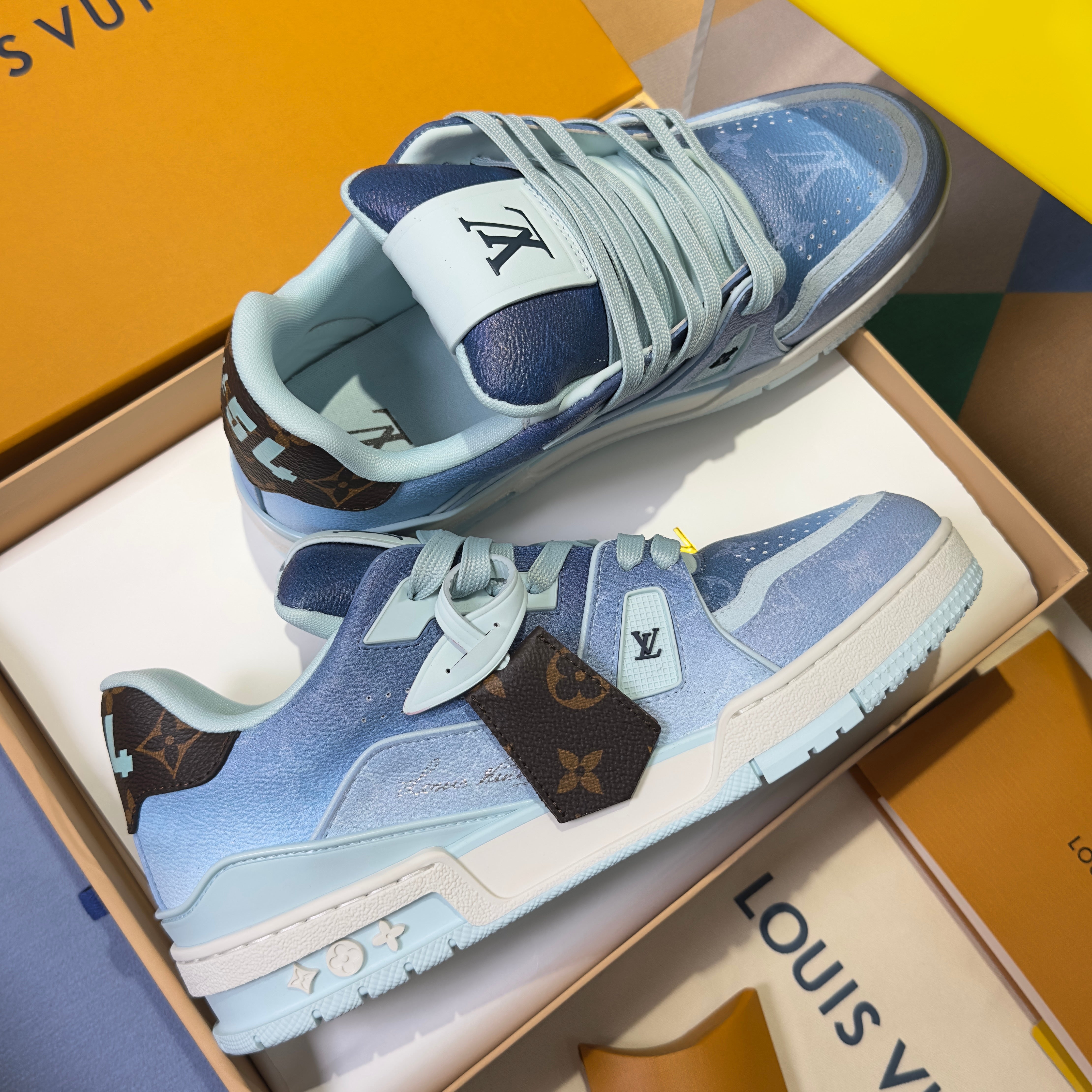 Louis Vuitton LV Trainer Sneakers for Men and Women – Premium Leather Designer Shoes
