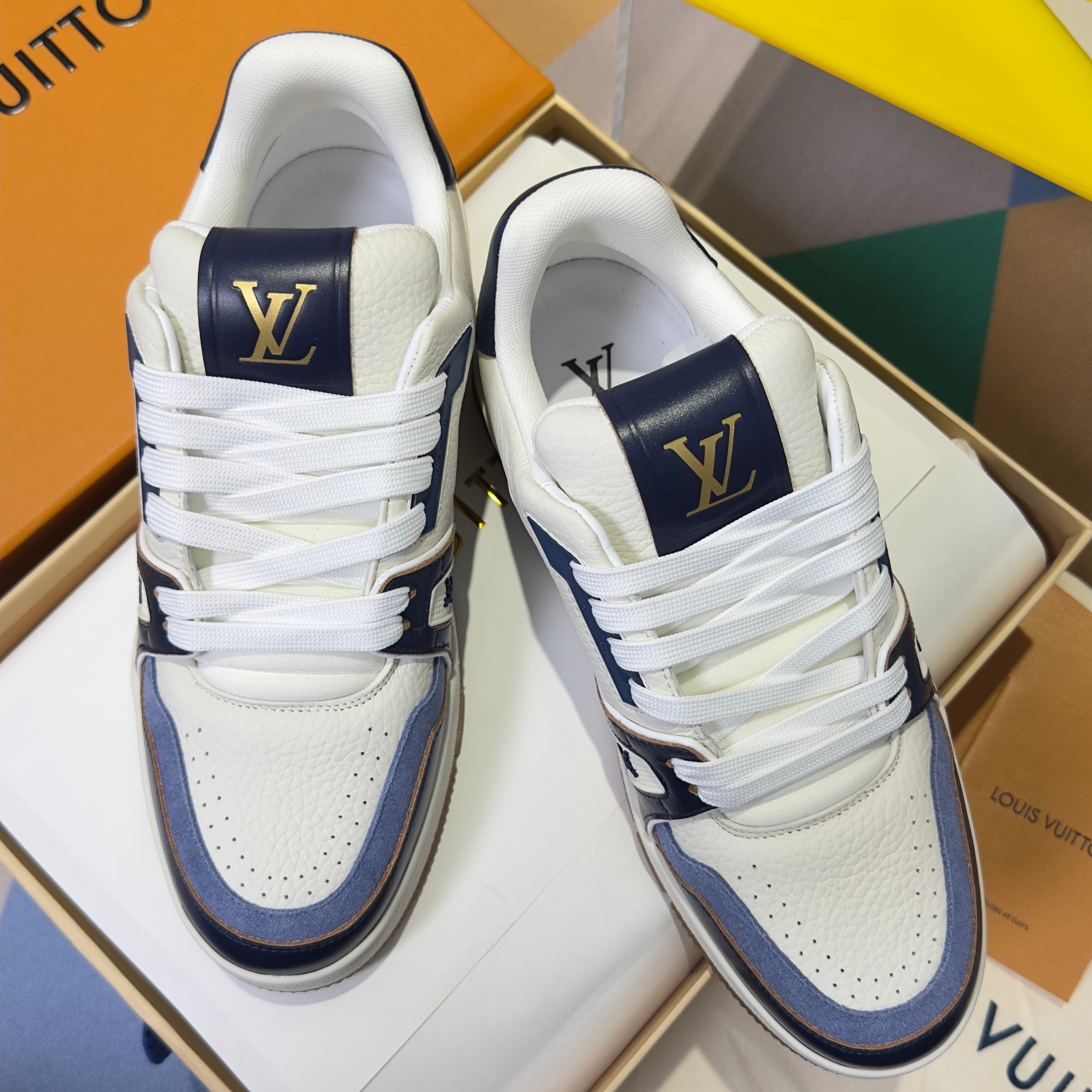 Louis Vuitton LV Trainer Sneakers for Men and Women β Premium Leather Designer Shoes