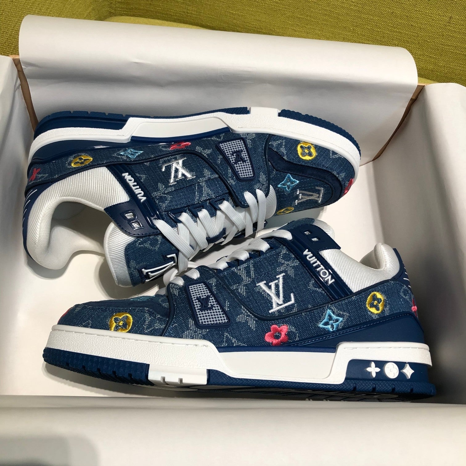 Louis Vuitton LV Trainer Sneakers for Men and Women – Premium Leather Designer Shoes