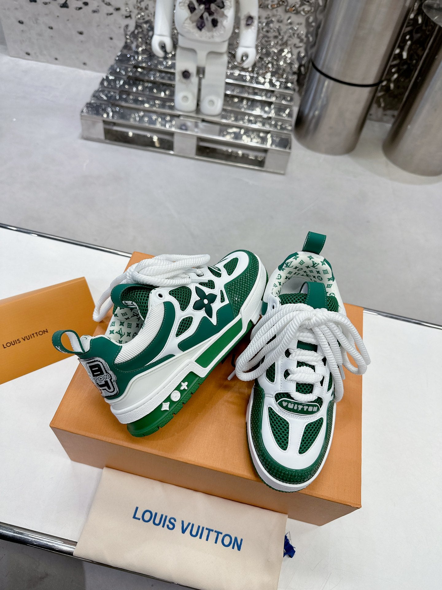 Louis Vuitton LV Trainer Sneakers for Men and Women – Premium Leather Designer Shoes
