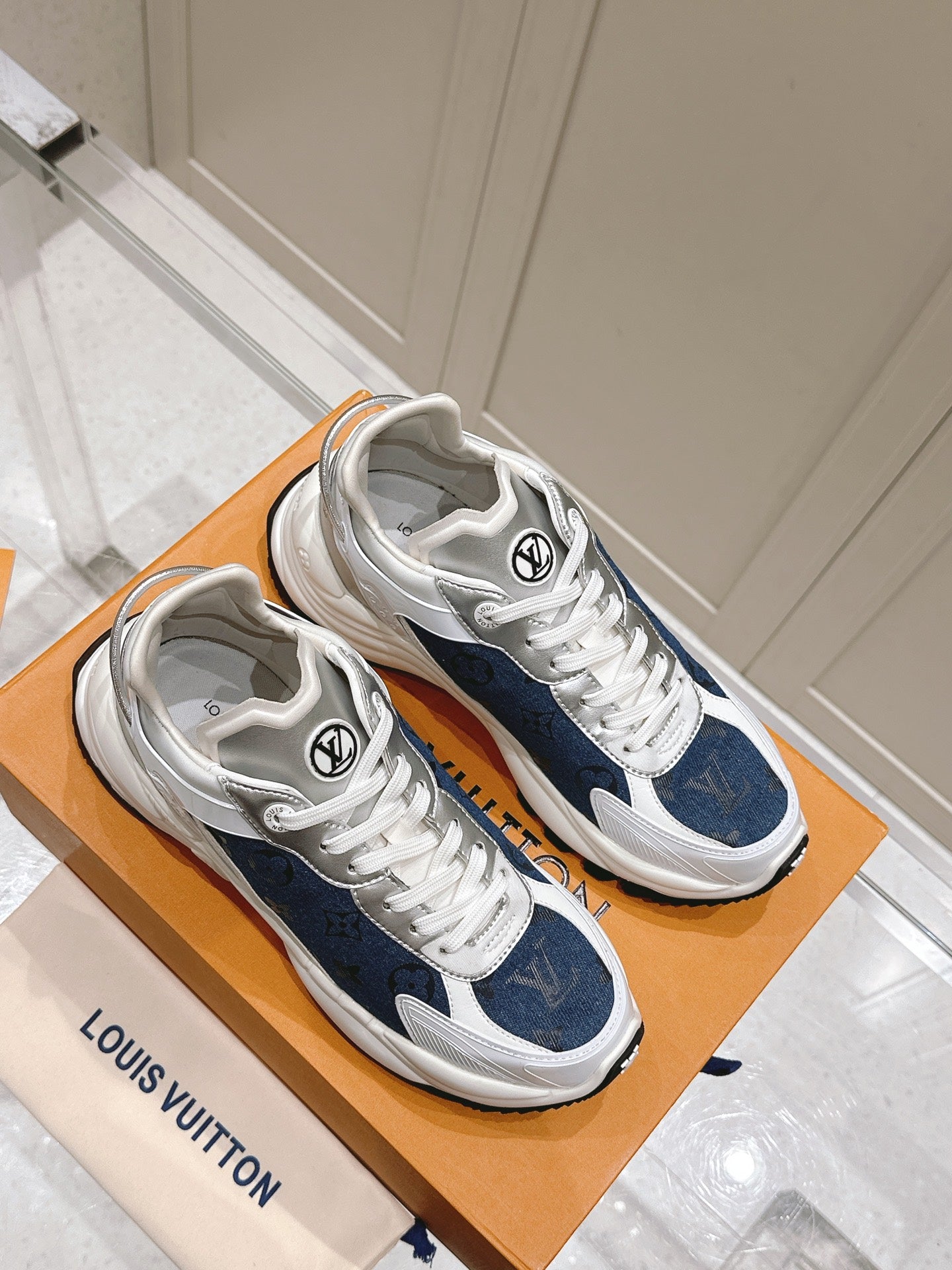 Louis Vuitton LV Run Away Monogram Sneakers | Luxury Designer Shoes
