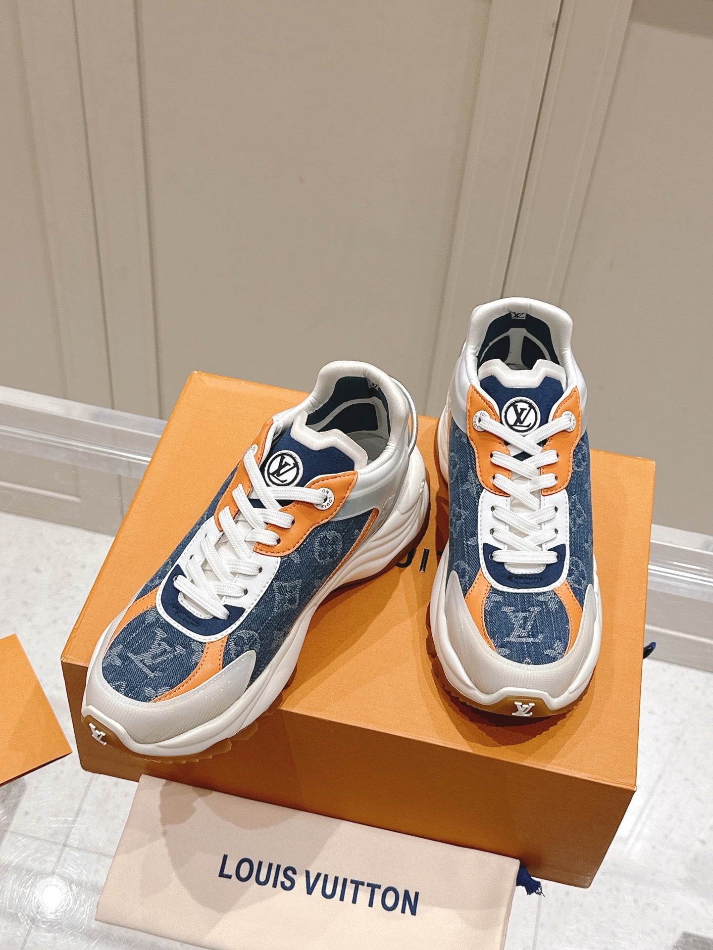 Louis Vuitton LV Run Away Monogram Sneakers | Luxury Designer Shoes