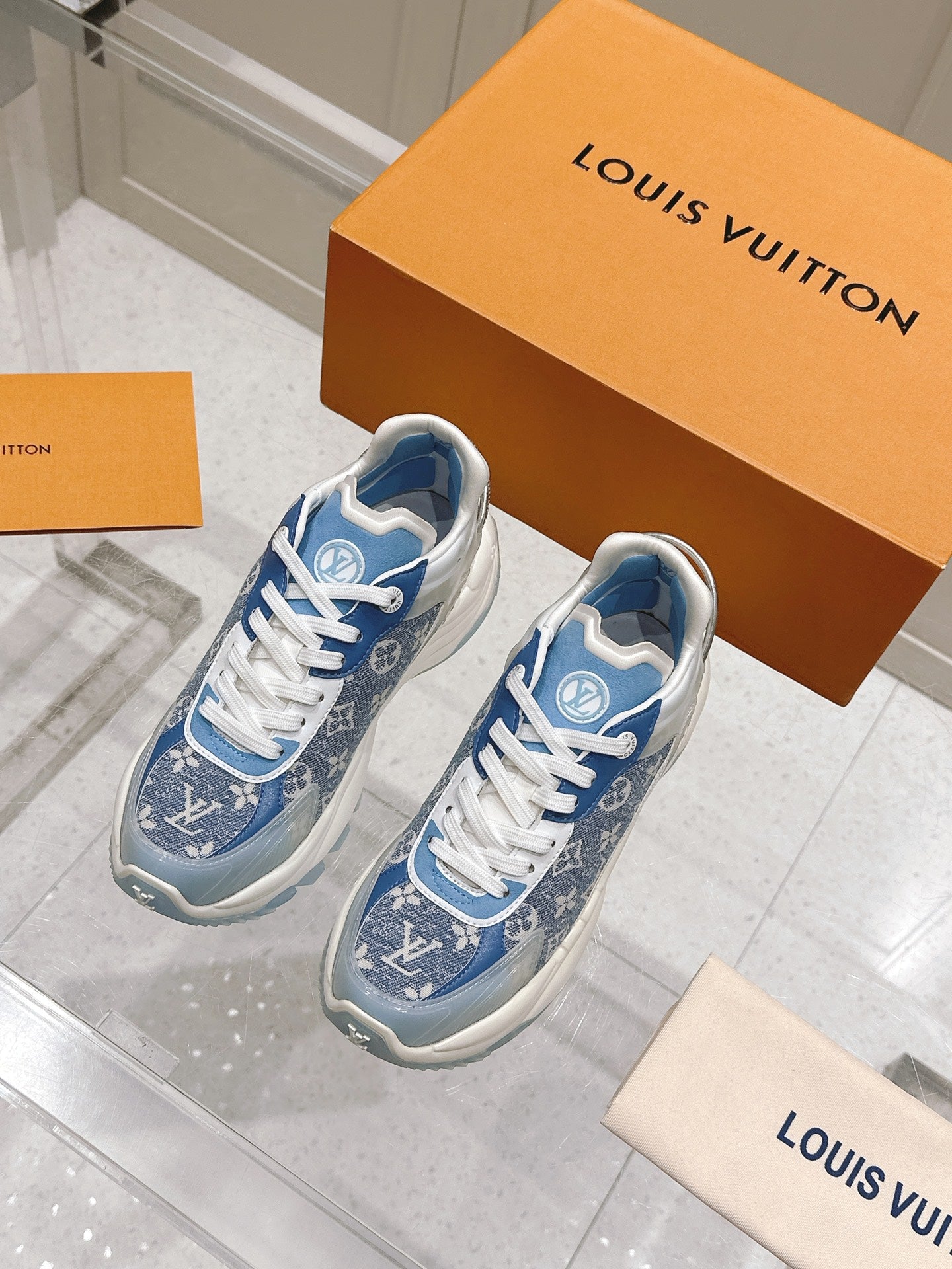 Louis Vuitton LV Run Away Monogram Sneakers | Luxury Designer Shoes