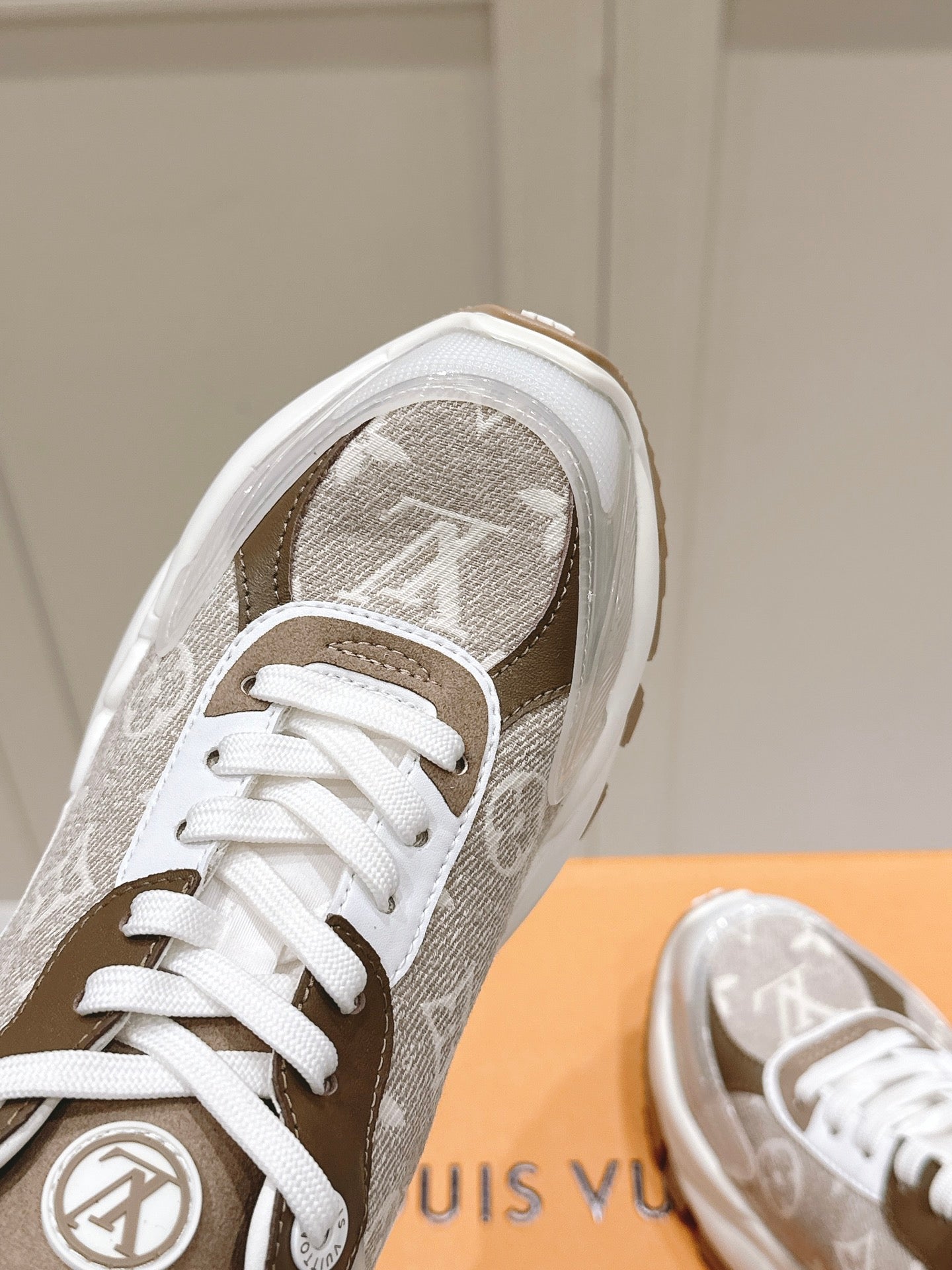 Louis Vuitton LV Run Away Monogram Sneakers | Luxury Designer Shoes