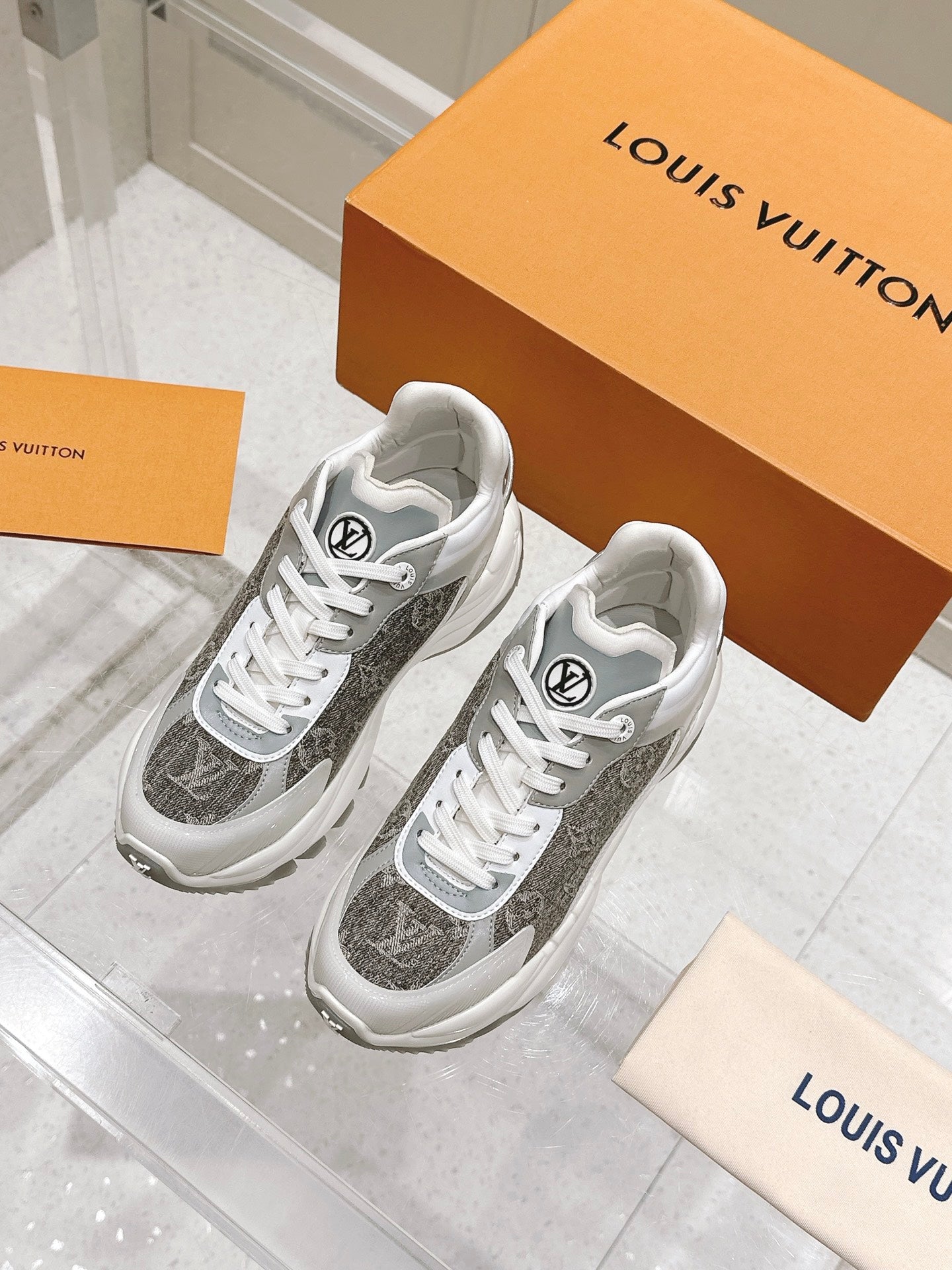 Louis Vuitton LV Run Away Monogram Sneakers | Luxury Designer Shoes