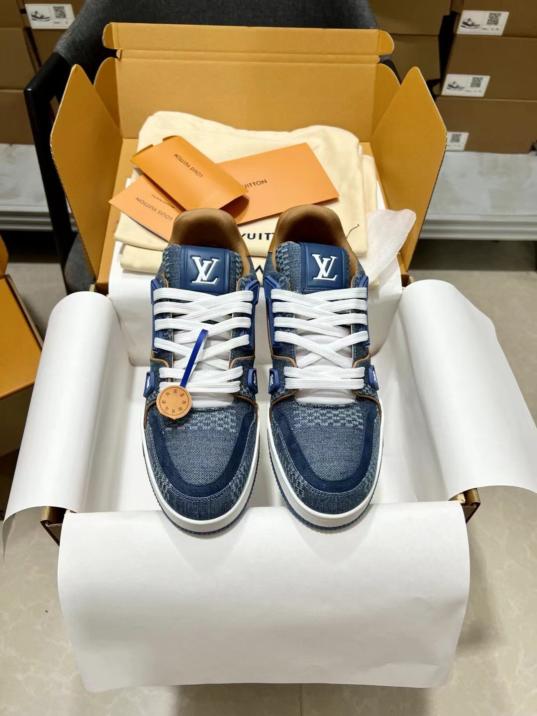 Louis Vuitton LV Trainer Sneakers for Men and Women | Authentic Luxury Shoes