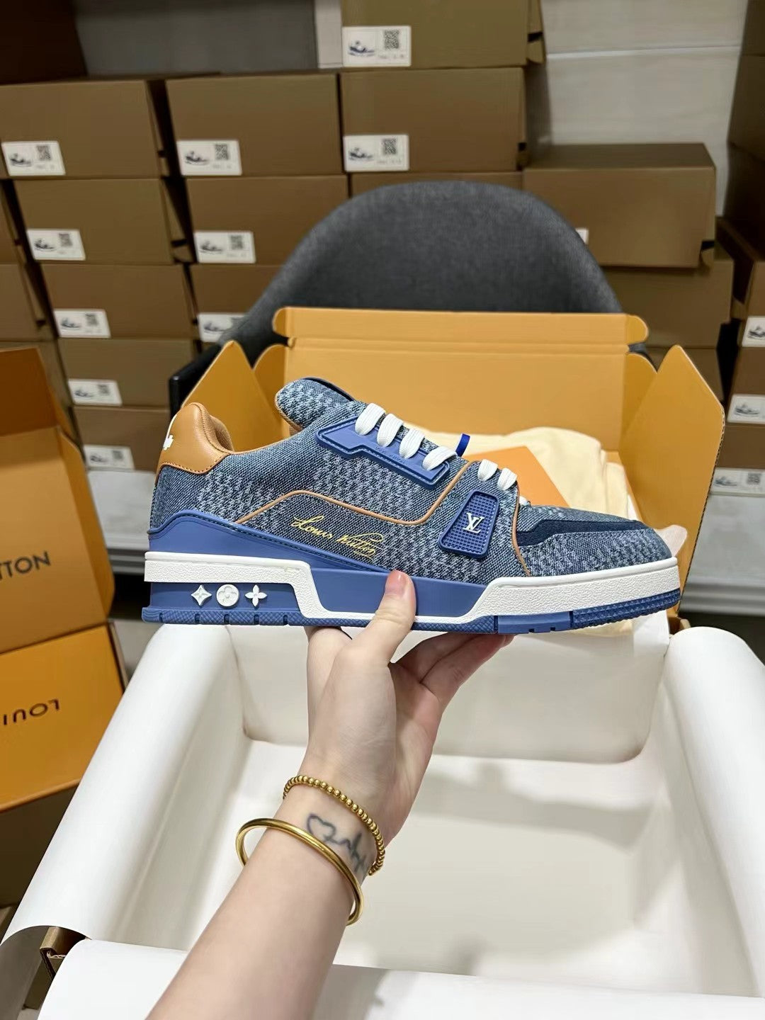 Louis Vuitton LV Trainer Sneakers for Men and Women | Authentic Luxury Shoes