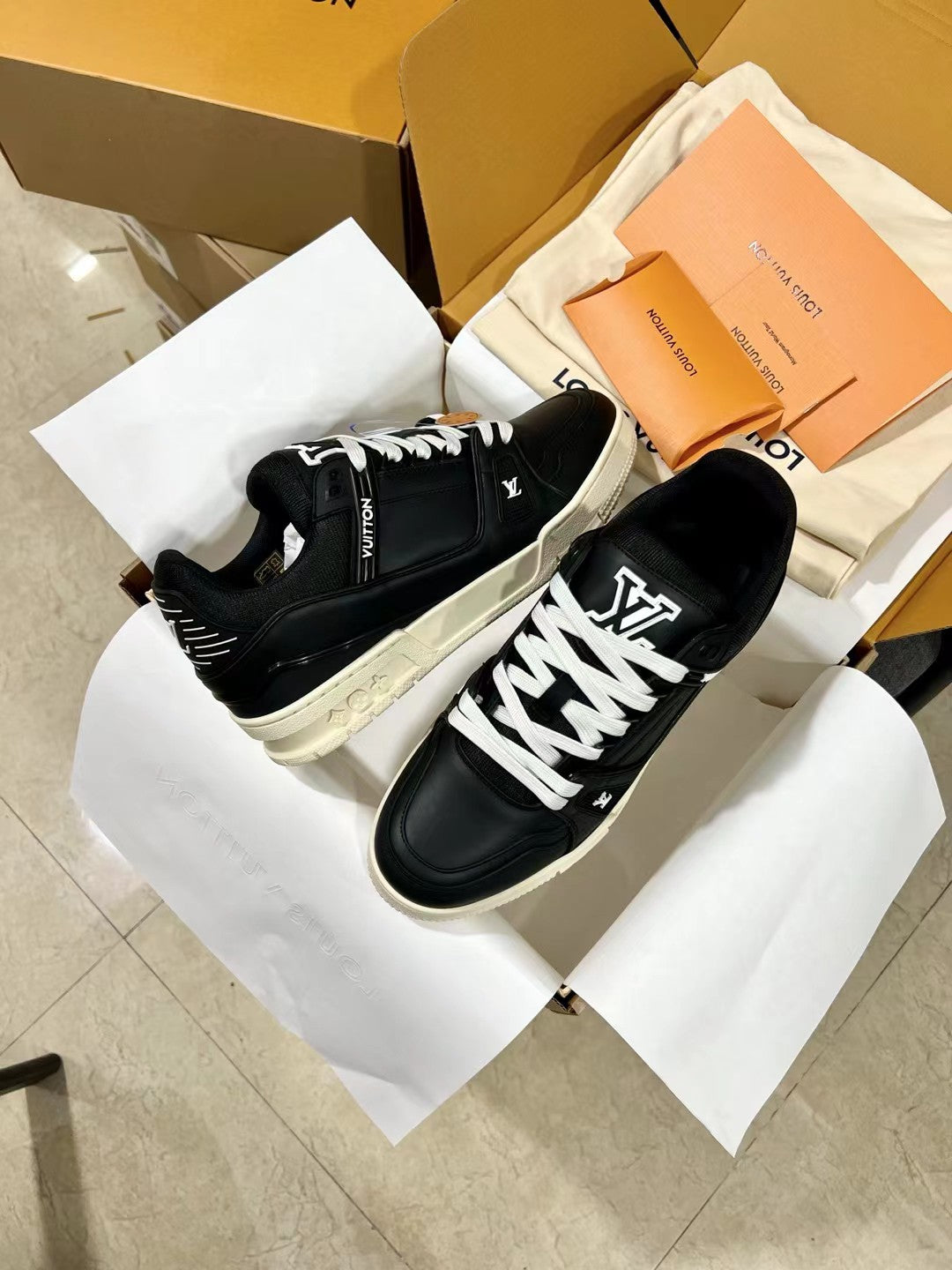 Louis Vuitton LV Trainer Sneakers for Men and Women – Premium Leather Designer Shoes