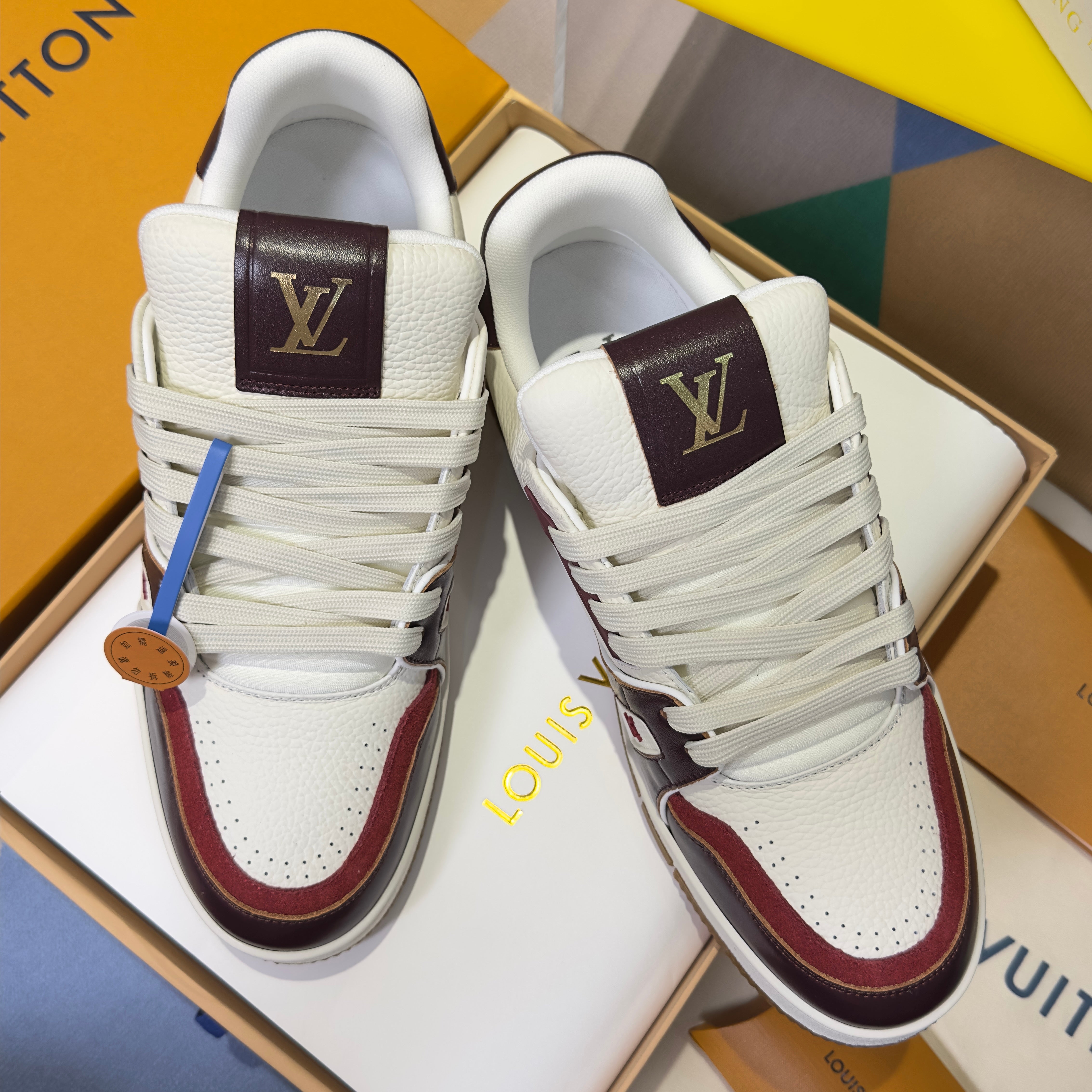 Louis Vuitton LV Trainer Sneakers for Men and Women – Premium Leather Designer Shoes