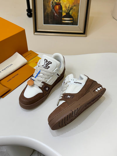 Louis Vuitton LV Trainer Sneakers for Men and Women – Premium Leather Designer Shoes