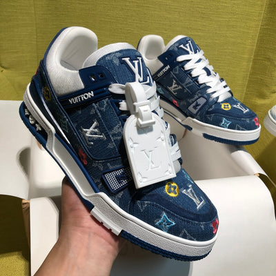 Louis Vuitton LV Trainer Sneakers for Men and Women – Premium Leather Designer Shoes
