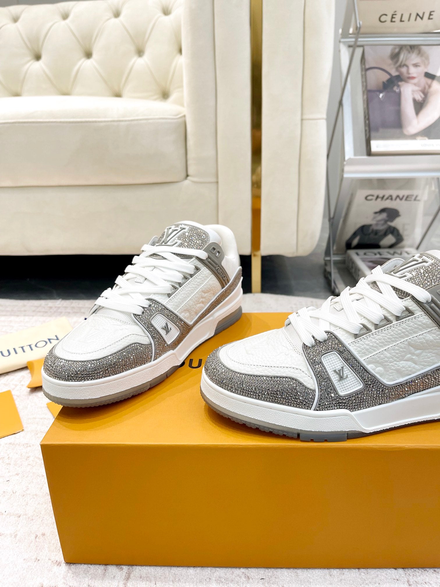 Louis Vuitton LV Trainer Sneakers for Men and Women – Premium Leather Designer Shoes
