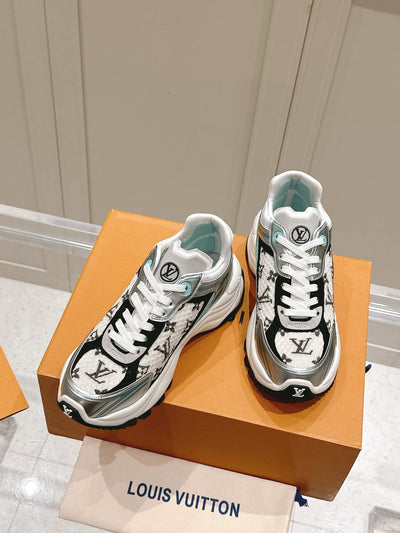 Louis Vuitton LV Run Away Monogram Sneakers | Luxury Designer Shoes