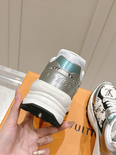 Louis Vuitton LV Run Away Monogram Sneakers | Luxury Designer Shoes