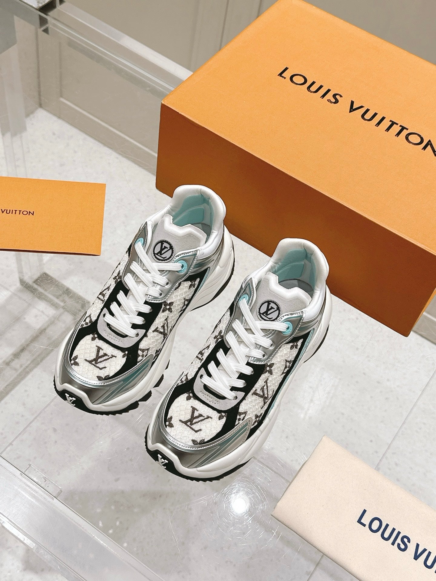 Louis Vuitton LV Run Away Monogram Sneakers | Luxury Designer Shoes