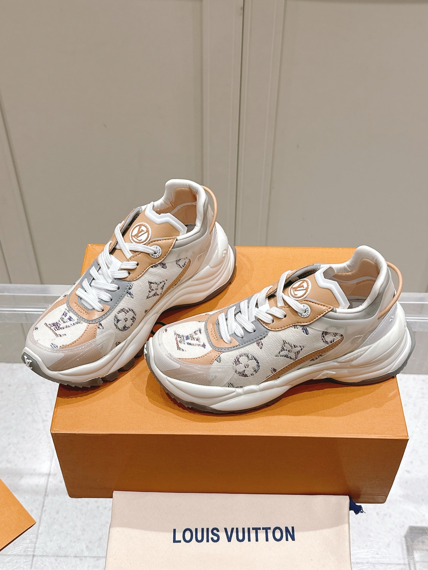Louis Vuitton LV Run Away Monogram Sneakers | Luxury Designer Shoes