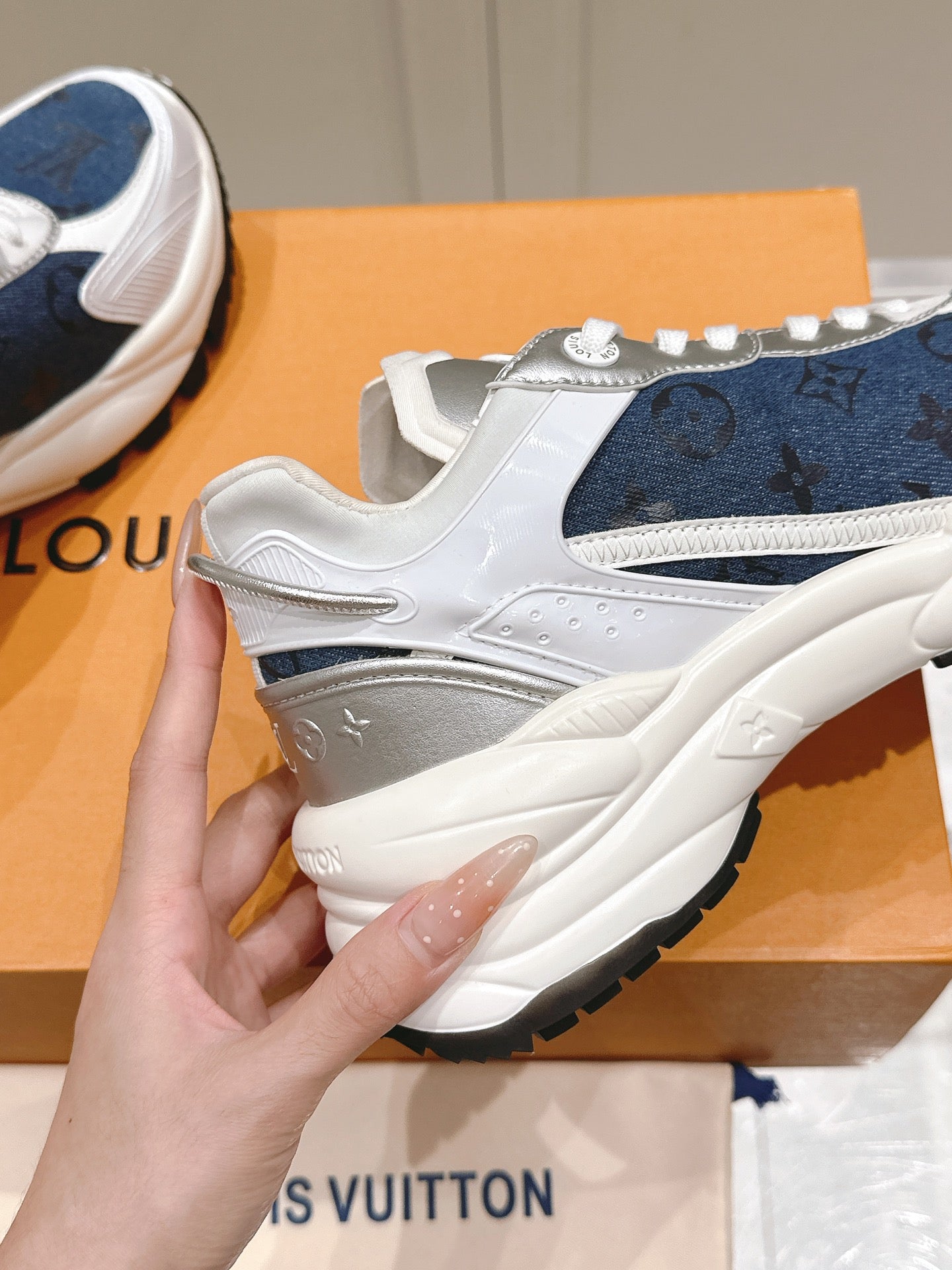 Louis Vuitton LV Run Away Monogram Sneakers | Luxury Designer Shoes