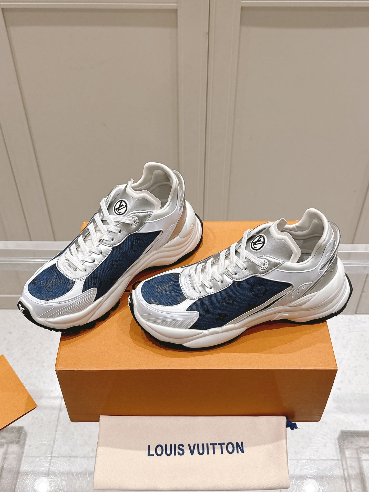 Louis Vuitton LV Run Away Monogram Sneakers | Luxury Designer Shoes