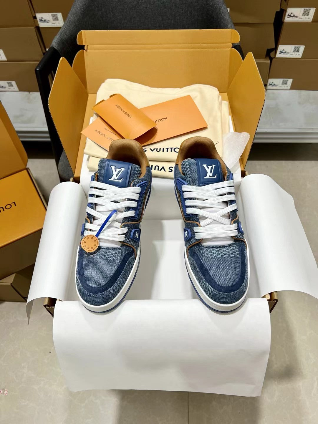 Louis Vuitton LV Trainer Sneakers for Men and Women | Authentic Luxury Shoes