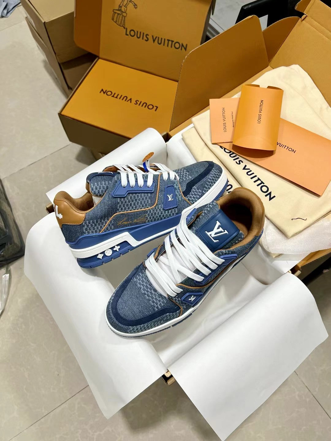 Louis Vuitton LV Trainer Sneakers for Men and Women | Authentic Luxury Shoes