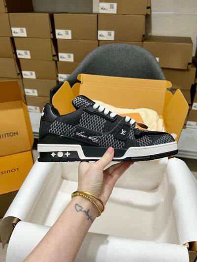 Louis Vuitton LV Trainer Sneakers for Men and Women – Premium Leather Designer Shoes