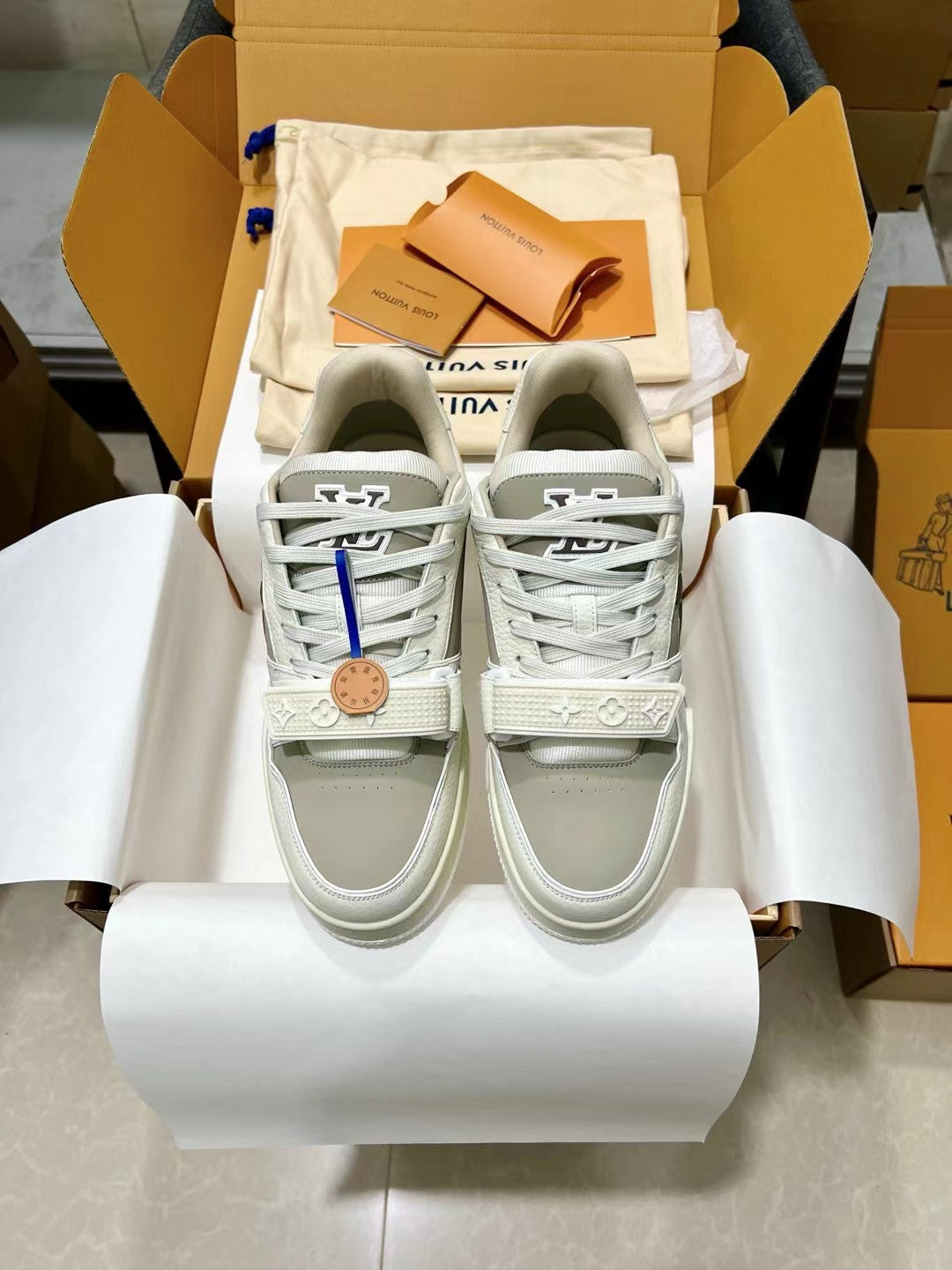 Louis Vuitton LV Trainer Sneakers for Men and Women – Premium Leather Designer Shoes