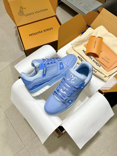 Louis Vuitton LV Trainer Sneakers for Men and Women – Premium Leather Designer Shoes