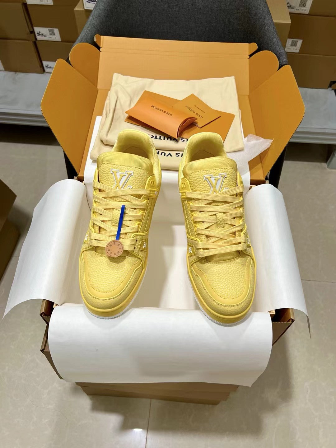 Louis Vuitton LV Trainer Sneakers for Men and Women – Premium Leather Designer Shoes