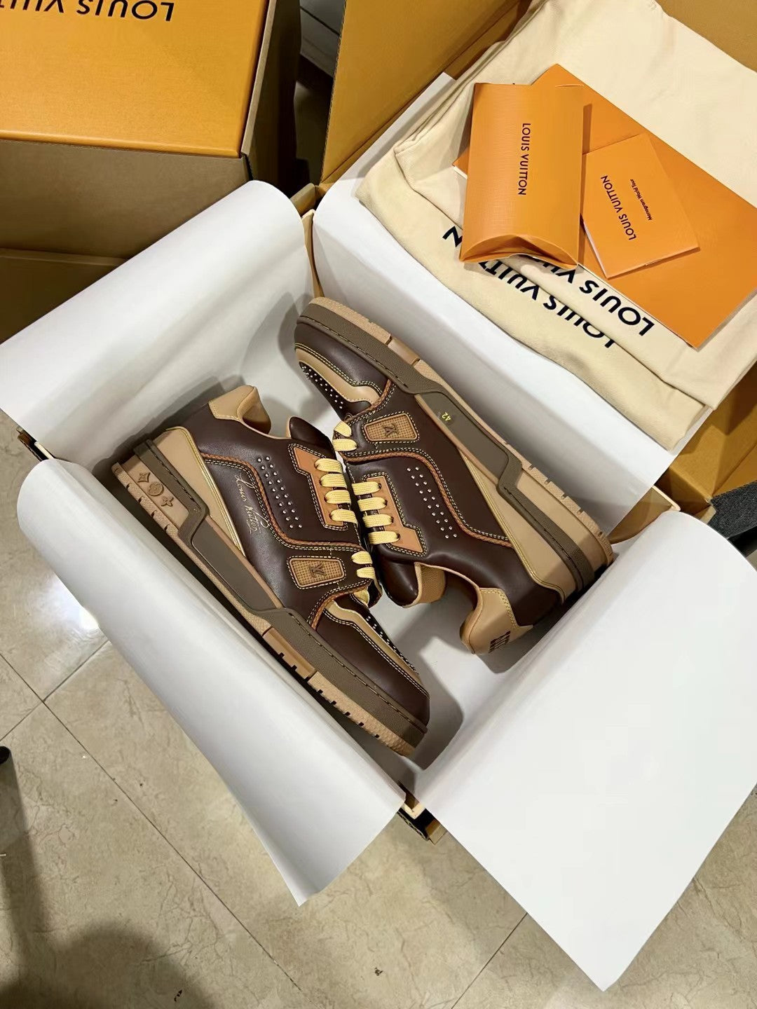 Louis Vuitton LV Trainer Sneakers for Men and Women – Premium Leather Designer Shoes
