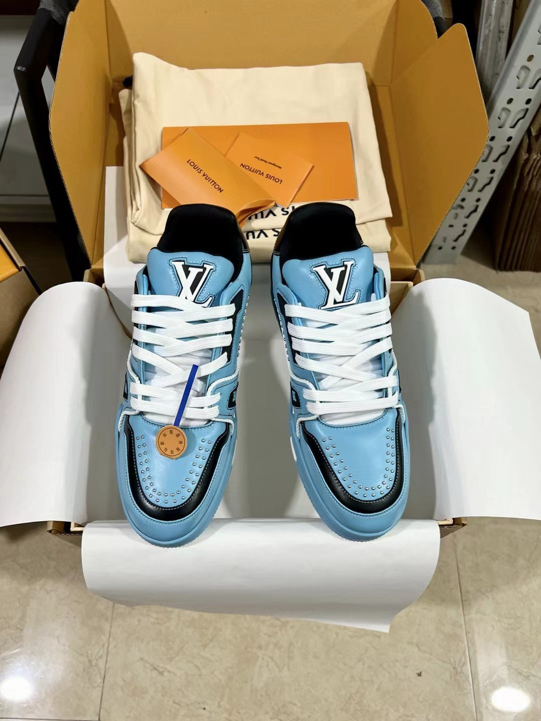 Louis Vuitton LV Trainer Sneakers for Men and Women – Premium Leather Designer Shoes
