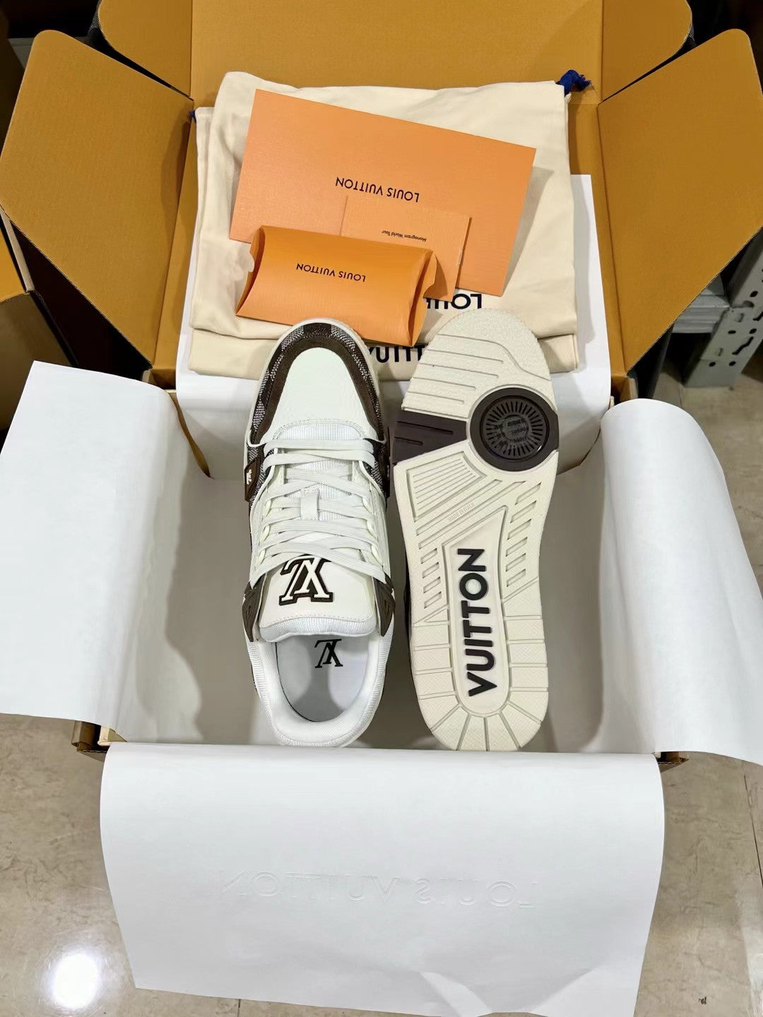 Louis Vuitton LV Trainer Sneakers for Men and Women – Premium Leather Designer Shoes