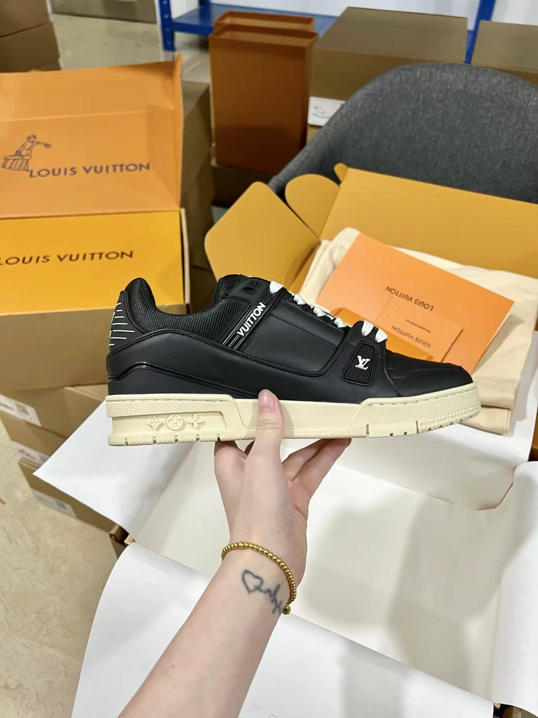 Louis Vuitton LV Trainer Sneakers for Men and Women – Premium Leather Designer Shoes