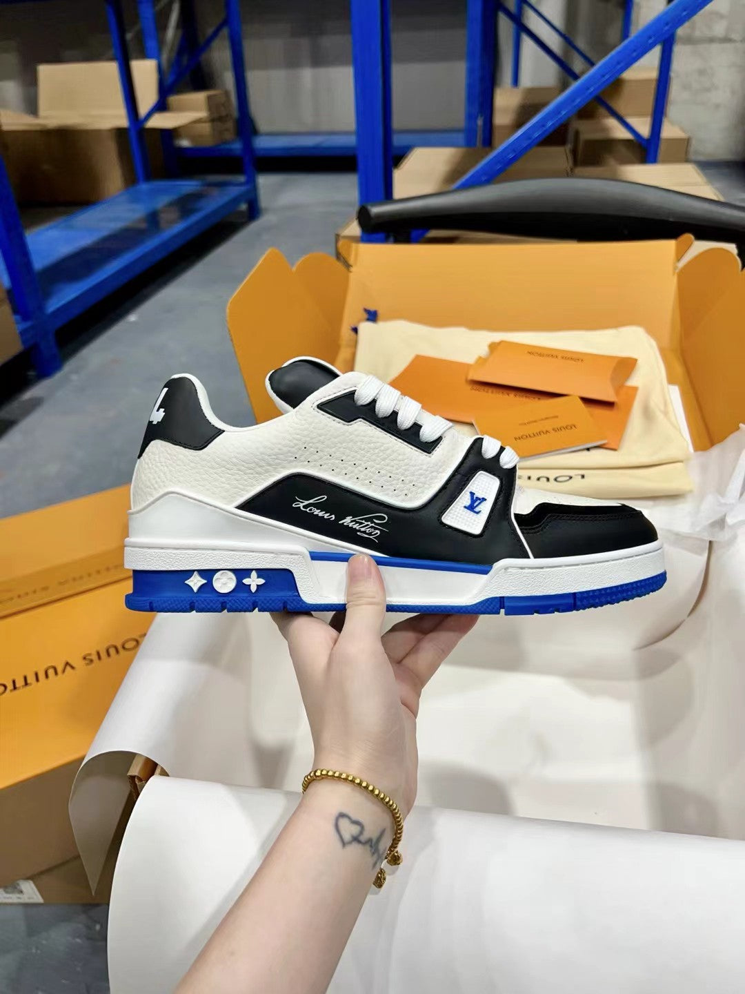 Louis Vuitton LV Trainer Sneakers for Men and Women – Premium Leather Designer Shoes