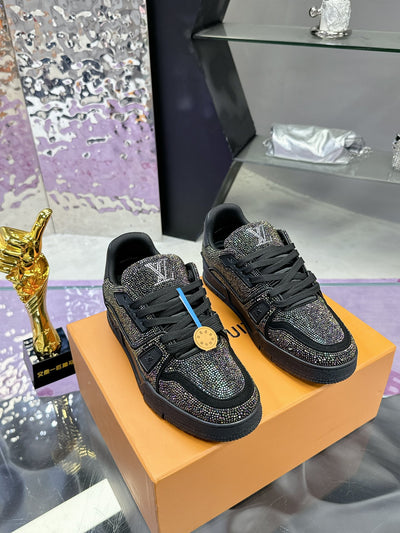 Louis Vuitton LV Trainer Sneakers for Men and Women – Premium Leather Designer Shoes