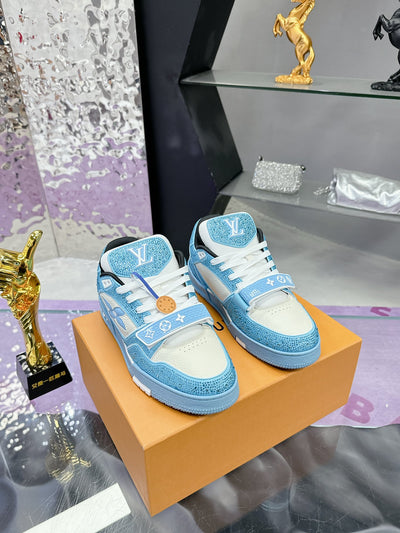 Louis Vuitton LV Trainer Sneakers for Men and Women – Premium Leather Designer Shoes