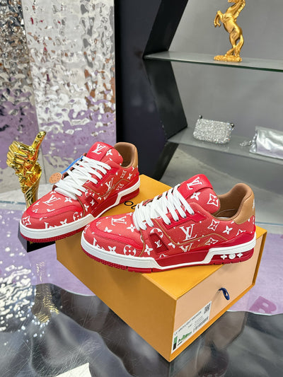 Louis Vuitton LV Trainer Sneakers for Men and Women – Premium Leather Designer Shoes